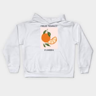 Fruit Market Florida Orange Kids Hoodie